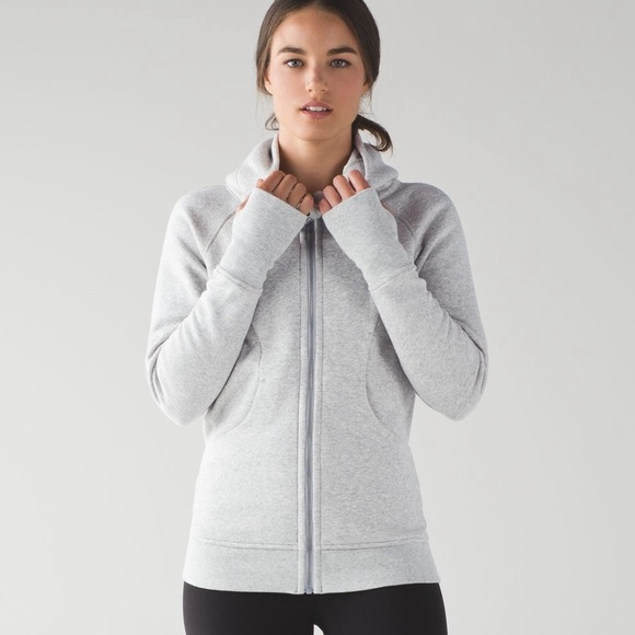 Lululemon Scuba Hoodie Heathered Grey | Size 4 - Picture 1 of 6